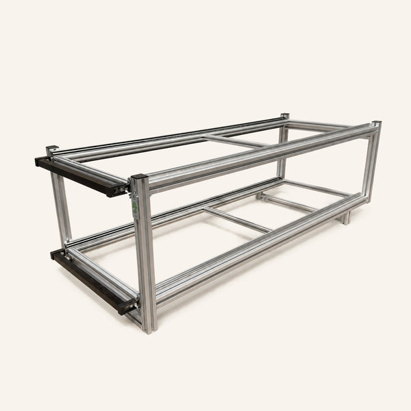 Dubbele schuifmodule over kabelgoot 1285 × 505 mm voor campervan