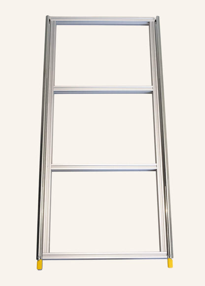 Plateau coulissant en aluminium sans bacs Euronorm