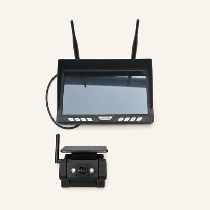 Kampfinity camerasysteem met 10,1-inch monitor en 1 zwarte magnetische zonnecamera