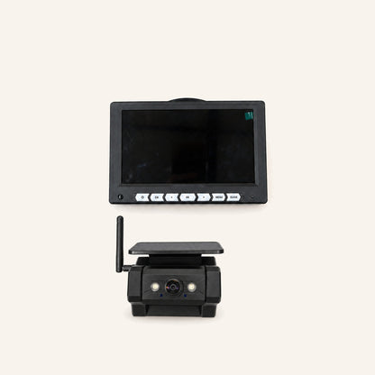 Kampfinity camerasysteem met 7-inch monitor en 1 zwarte magnetische zonnecamera