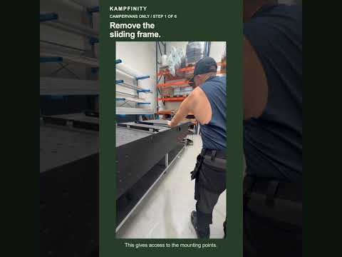 Kampfinity slide-out tray installation video