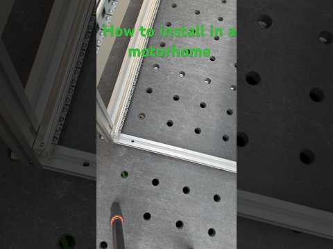 Kampfinity motorhome slide-out tray installation video